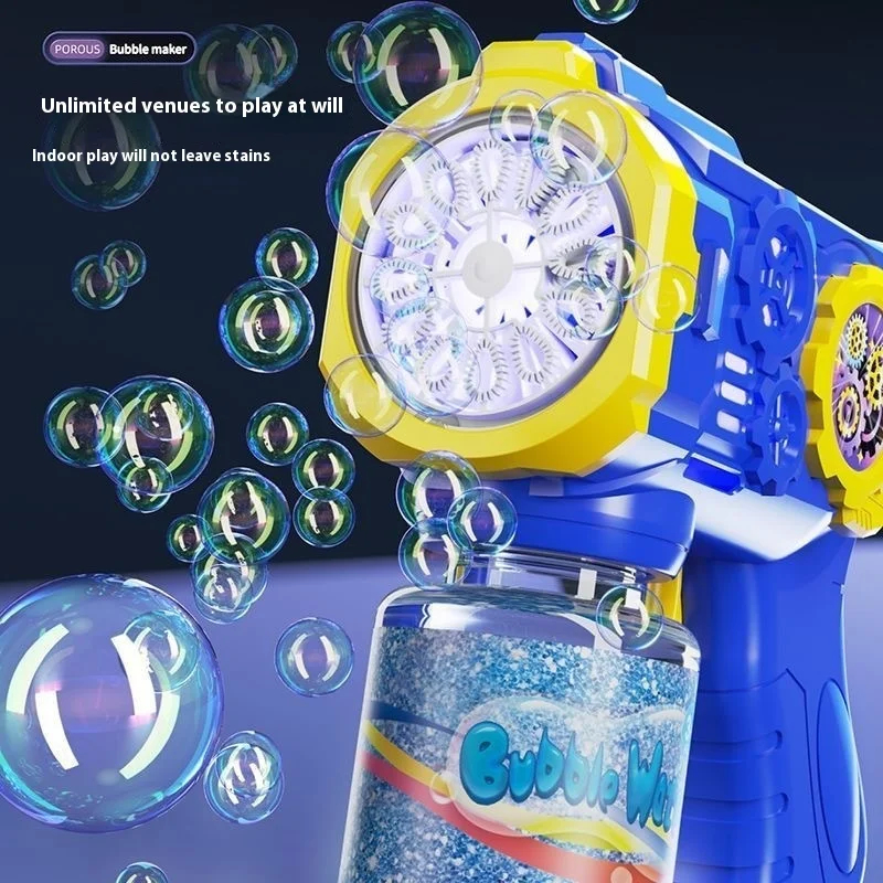 مسدس بابلز الدوار لاطفال و كبار ممتاز في كل المناسبات ( الشكل الجديد) - الصورة 10