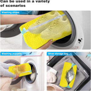 كيس غسيل الاحذية في غسالة بدون هلك