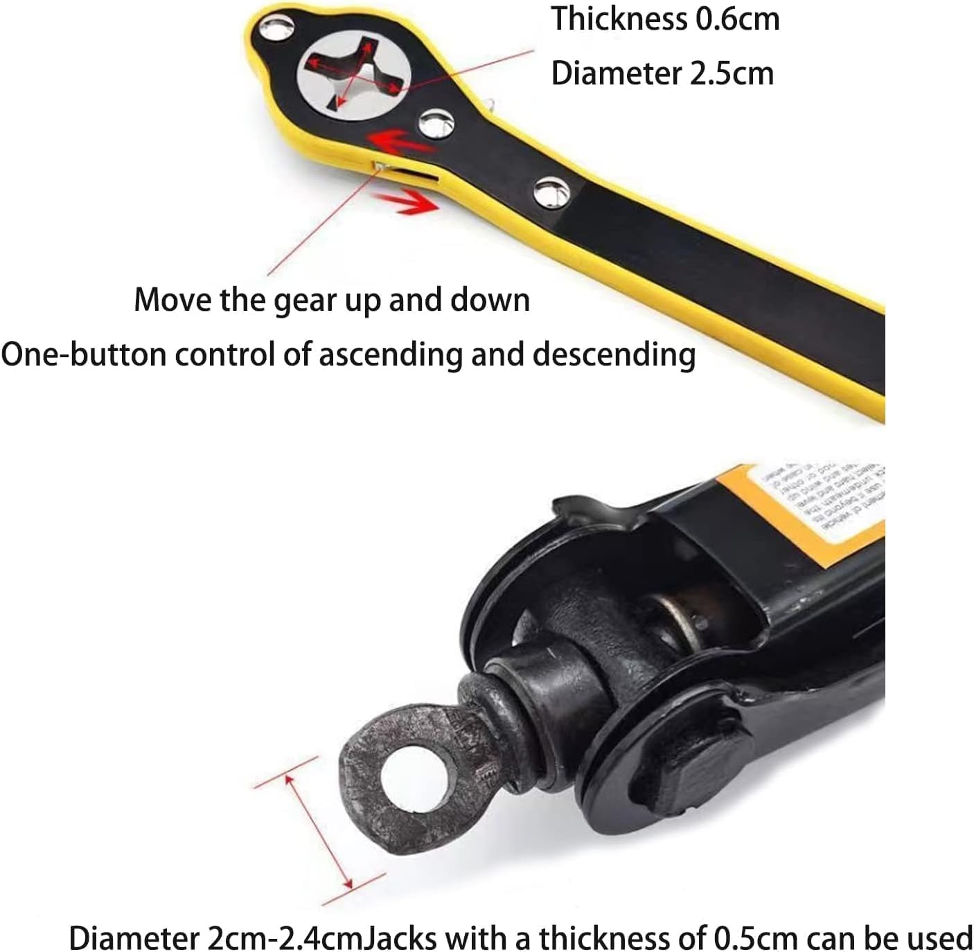 مفتاح مخصص لتسهيل رفع العربية بالكوريك - الصورة 2