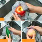 ⁦فوطه بديل سلك المواعين  الإستانلس (الطقم 10 قطعة)⁩ - الصورة ⁦5⁩
