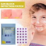 ⁦لاصقات الكاشفة لفعالية الصن بلوك -   Uv Protective Sticker⁩ - الصورة ⁦4⁩