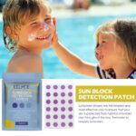 ⁦لاصقات الكاشفة لفعالية الصن بلوك -   Uv Protective Sticker⁩ - الصورة ⁦3⁩