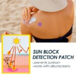 ⁦لاصقات الكاشفة لفعالية الصن بلوك -   Uv Protective Sticker⁩ - الصورة ⁦2⁩