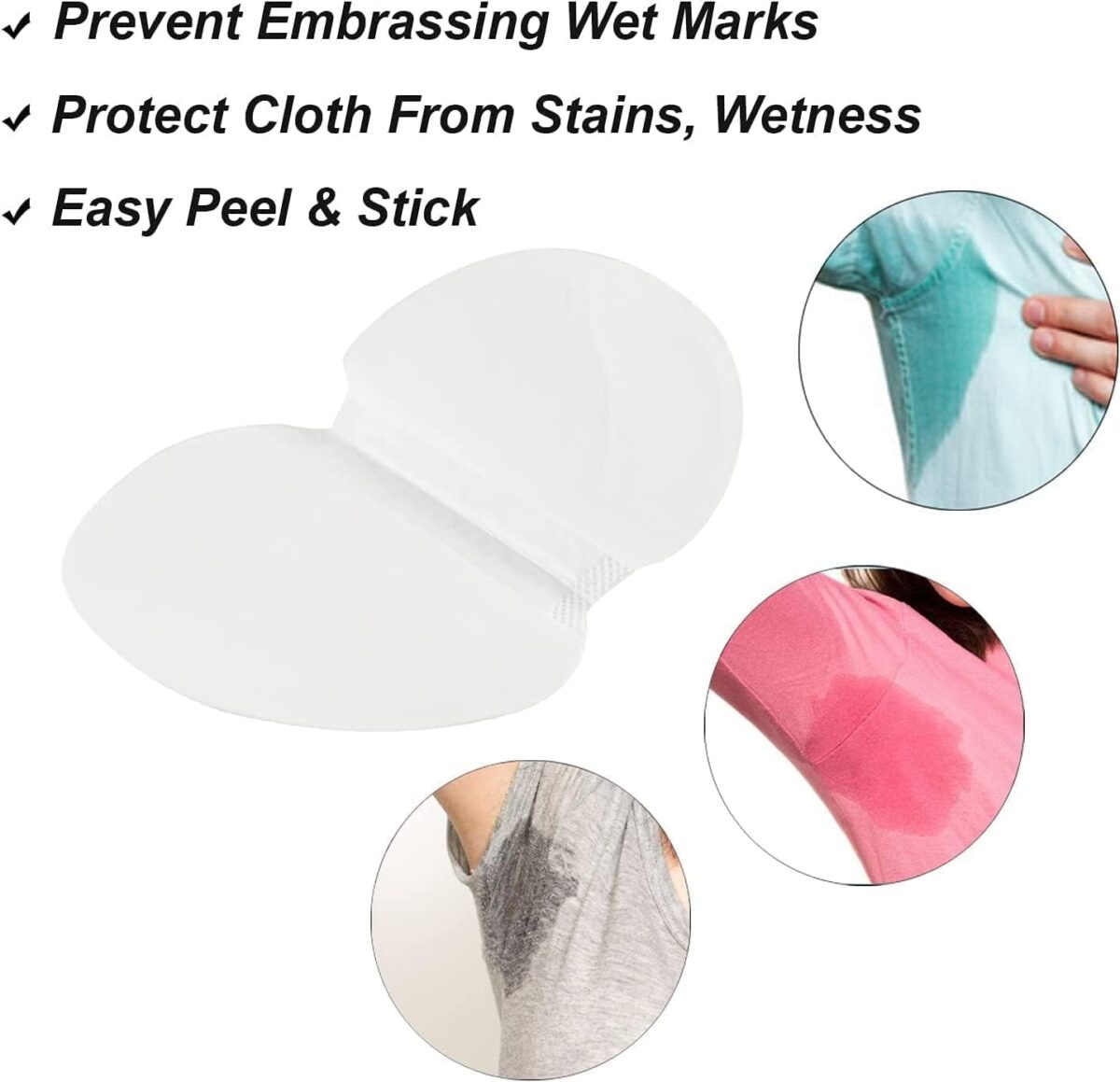 ⁦لاصقة امتصاص العرق و حماية من البقع - Underarm Pads⁩ - الصورة ⁦3⁩
