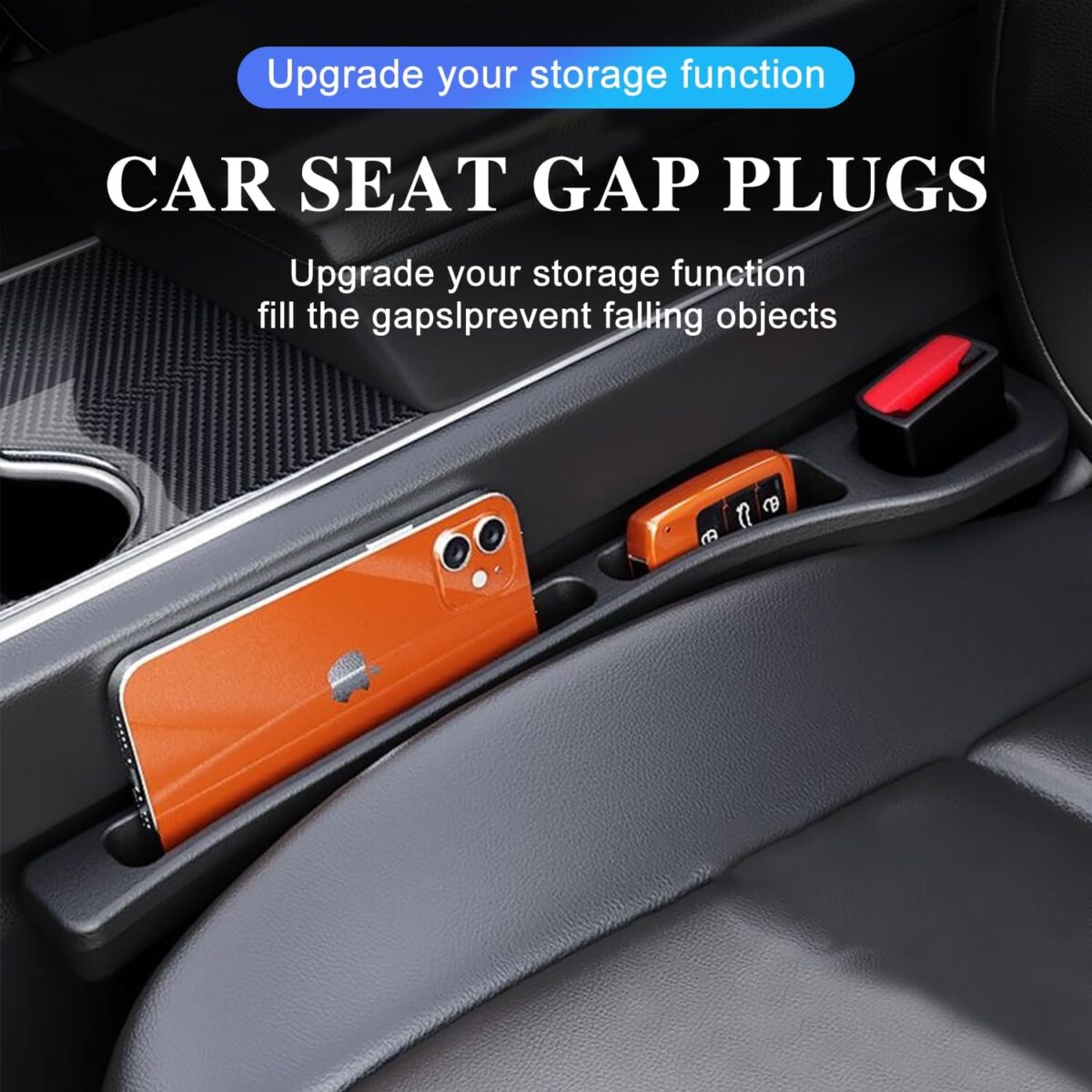 ⁦منظم كرسى السائق (Car Gap Filler Organizer)⁩ - الصورة ⁦8⁩